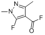 1H-Pyrazole-4-carbonylfluoride, 5-fluoro-1,3-dimethyl-结构式