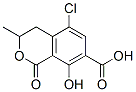 5-Chloro-8-hydroxy-3-methyl-1-oxoisochroman-7-carboxylic acid结构式