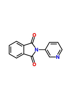 Structure of 2-pyridin-3-ylisoindole-1,3-dione