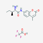 Structure of L-ISOLEUCINE-7-AMIDO-4-METHYLCOUMARIN TRIFLUOROACETATE SALT
