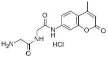 Structure of GLYCYL-GLYCINE 7-AMIDO-4-METHYLCOUMARIN HYDROCHLORIDE