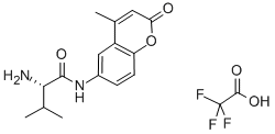 Structure of H-VAL-AMC TFA