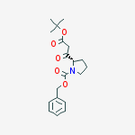 (S)-Benzyl 2-(3-(tert-butoxy)-3-oxopropanoyl)pyrrolidine-1-carboxylate结构式