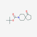 Structure of tert-butyl 1-oxo-8-azaspiro[4.5]decane-8-carboxylate