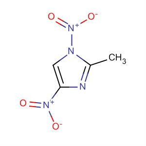 Structure of 1H-Imidazole, 2-methyl-1,4-dinitro-