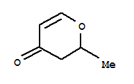 Structure of 4H-Pyran-4-one,2,3-dihydro-2-methyl-