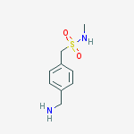 Structure of 1-[4-(AMINOMETHYL)PHENYL]-N-METHYLMETHANESULFONAMIDE