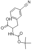Structure of N-BOC-DL-3-CYANOPHENYLALANINE
