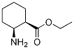 Structure of Cyclohexanecarboxylic acid, 2-amino-, ethyl ester, (1R,2S)-