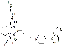 Structure of PEROSPIRONE HCL HYDRATE