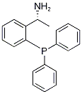 Structure of (R)-1-[2-(Diphenylphosphino)phenyl]ethylamine, min. 97%