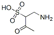 Structure of acetyltaurine