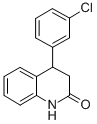 4-(3-CHLOROPHENYL)-3,4-DIHYDROQUINOLIN-2(1H)-ONE结构式