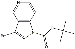 Structure of 1-Boc-3-bromo-5-azaindole