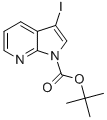 Structure of 3-IODO-PYRROLO[2,3-B]PYRIDINE-1-CARBOXYLIC ACID TERT-BUTYL ESTER