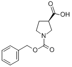 Structure of 1,3-Pyrrolidinedicarboxylic acid, 1-(phenylmethyl)easter, (R)