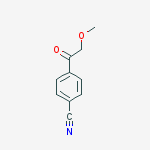 Structure of Benzonitrile, 4-(2-methoxyacetyl)-
