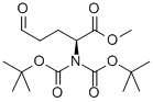 Structure of Methyl (2S)-2-(bis(tert-butoxycarbonyl)amino)-5-oxopentanoate