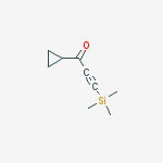 1-CYCLOPROPYL-3-(TRIMETHYLSILYL)PROP-2-YN-1-ONE, 95%结构式