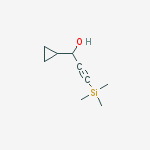 Structure of Cyclopropanemethanol, a-[(trimethylsilyl)ethynyl]-