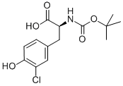 Structure of BOC-3-CHLORO-L-TYROSINE
