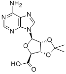 Structure of 2,3-O-ISOPROPYLIDENE-ADENOSINE-5-CARBOXYLIC ACID