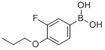 3-氟-4-丙氧基苯硼酸结构式