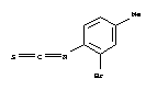 Structure of 2-BROMO-4-METHYLPHENYL ISOTHIOCYANATE