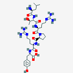 Structure of L-Tyrosine, L-leucyl-L-threonyl-L-arginyl-L-prolyl-L-arginyl-