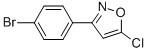 Structure of 3-(4-BROMOPHENYL)-5-CHLOROISOXAZOLE