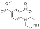 Structure of METHYL 3-NITRO-4-PIPERAZINOBENZENECARBOXYLATE