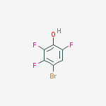 Structure of Phenol, 4-bromo-2,3,6-trifluoro-