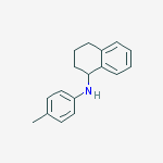 Structure of 1-Naphthalenamine, 1,2,3,4-tetrahydro-N-(4-methylphenyl)-