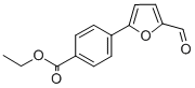 Structure of ETHYL 4-(5-FORMYL-2-FURYL)BENZOATE