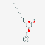 Tetradecanoic acid, 3-(phenylmethoxy)-, (S)-结构式