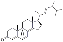 Structure of Ergosta-4,6,8(14),22-tetraen-3-one
