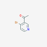 1-(4-bromopyridin-3-yl)ethanone结构式