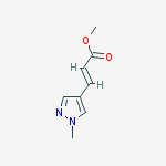 Structure of Methyl (e)-3-(1-methylpyrazol-4-yl)prop-2-enoate