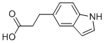 Structure of 3-(1H-INDOL-5-YL)PROPANOIC ACID