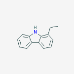 Structure of 9H-Carbazole, 1-ethyl-
