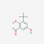 3-(tert-butyl)-2,5-dihydroxybenzaldehyde结构式