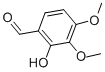 Structure of 3,4-DIMETHOXY-2-HYDROXYBENZALDEHYDE