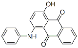 1-苯氨基-4-羟基蒽醌结构式