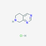 Structure of 5,6,7,8-Tetrahydropyrido[3,4-d]pyrimidine hydrochloride