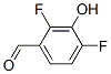 Structure of Benzaldehyde, 2,4-difluoro-3-hydroxy-