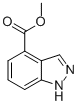 Structure of 4-(1H)INDAZOLE CARBOXYLIC ACID METHYL ESTER