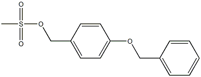 Structure of 4-(benzyloxy)benzylMethanesulfonate