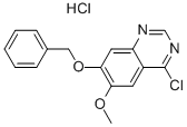 Structure of 7-BENZYLOXY-4-CHLORO-6-METHOXY-QUINAZOLINE HYDROCHLORIDE