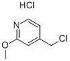 Structure of 4-(CHLOROMETHYL)-2-METHOXYPYRIDINE HYDROCHLORIDE