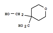 Structure of 2H-PYRAN-4-CARBOXYLIC ACID TETRAHYDRO-4-(HYDROXYMETHYL)-